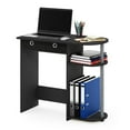 thumbnail image 4 of Pemberly Row Wood Home Laptop Notebook Computer Desk in Black/Gray, 4 of 6