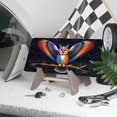 thumbnail image 3 of License Plate, Rainbow winged Owl Decorative Front,Personalized Stainless Steel License Plate Cover For Men Women,12.2" X 6.2", 3 of 6