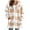 Beige, variant on Women's Fall Jackets Full Zip Fleece Flannel Jacket Plaid Hooded Jackets Sherpa Lind Hoodies with Pockets Outfit 2XL