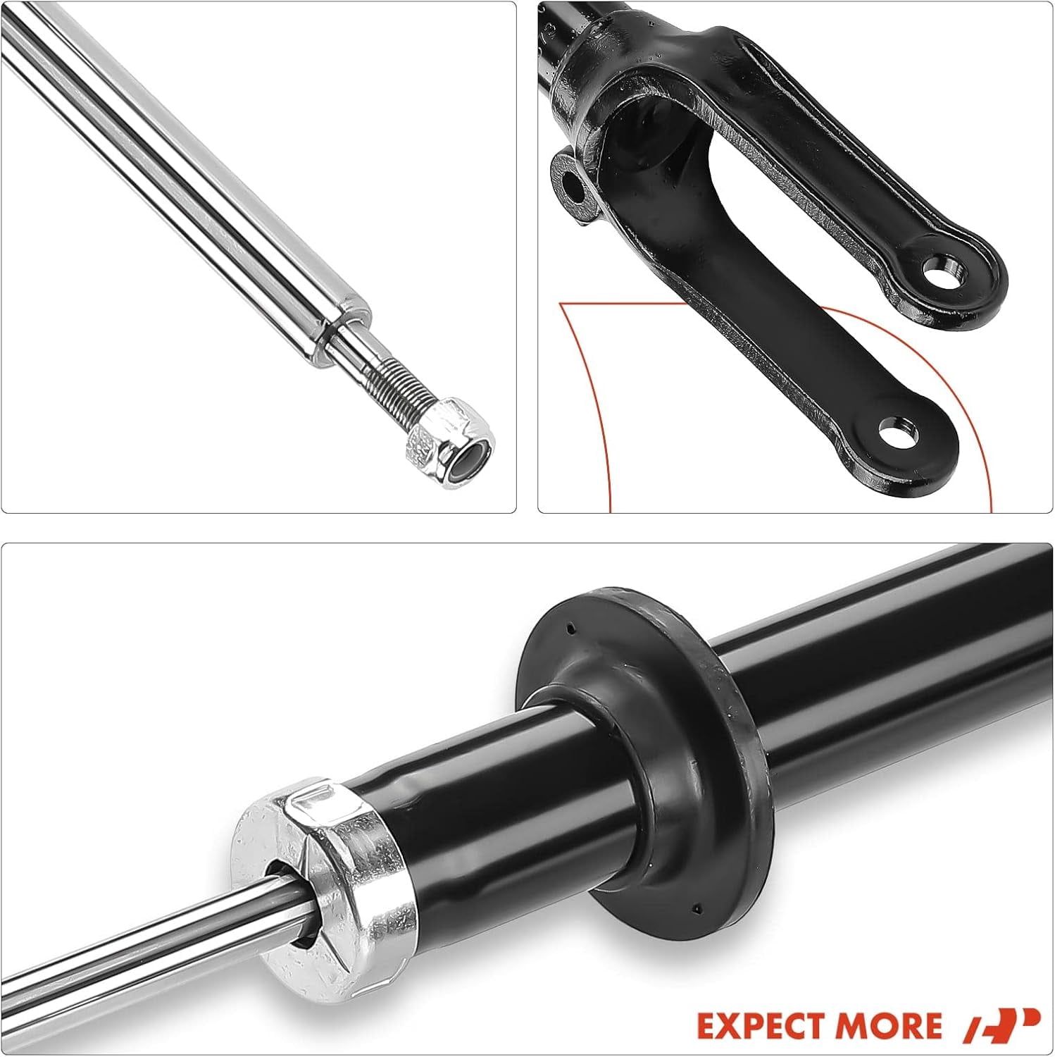 A-Premium Rear Shock Absorber Strut Assembly Compatible with Kenworth T2000 1997-2011, T400 2010-2020, T600A 1986-2007, T680 2013-2020, T880 2014-2020, Rear LH or RH Side