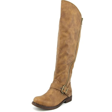 Carlos by Carlos Santana Gramercy Wide Calf Women Synthetic Brown Knee High Boot