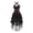Black, variant on Women Wedding Renaissance Overbust Corset Top with Tulle Skirt Red XXS