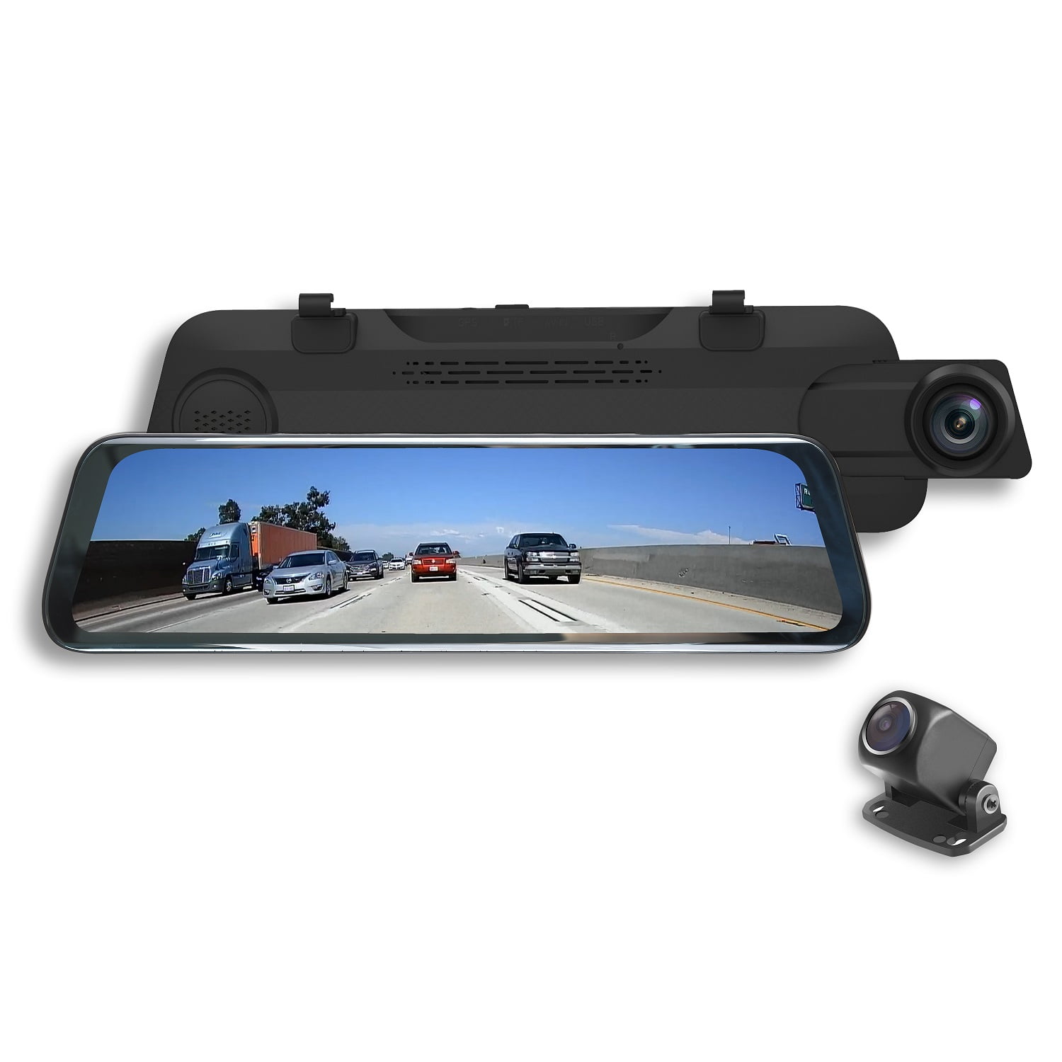 Acumen XR10 Plus Digital Rearview Mirror Dash Cam 10? WifiPowered Full