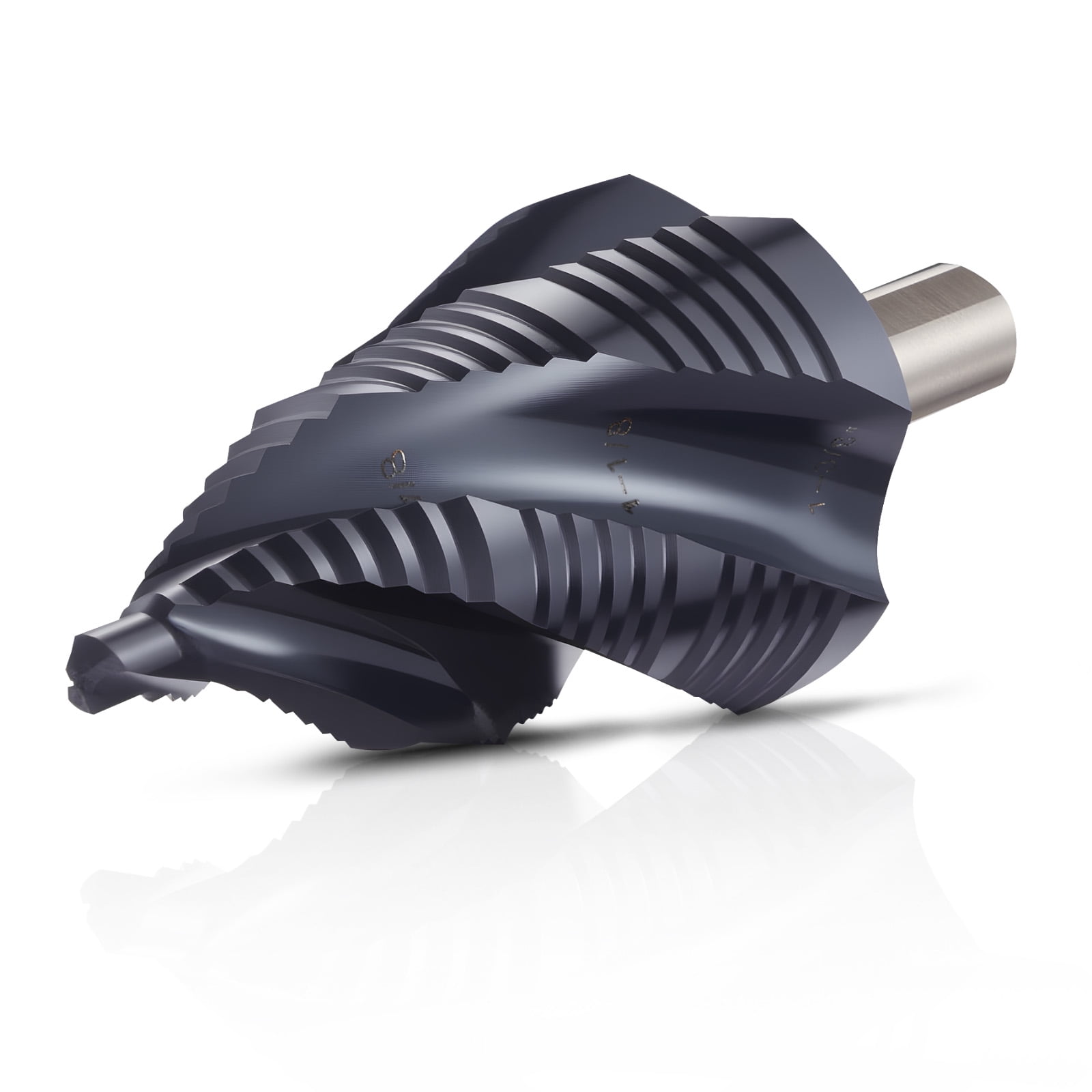 Matework M35 Cobalt Step Drill Bit Set, 4-Flute, TiAlN Coated, 1/4