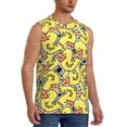 thumbnail image 2 of Pofeuu Ducks Print Men's Muscle T-Shirt, Sleeveless, Muscle Tank, Classic Muscle Tee Top For Men Casual Sleeveless Muscle T-Shirt Trendy Clothes-Small, 2 of 7