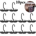 thumbnail image 1 of Bangcool Tie Hook Multipurpose Twirl Plastic Scarf Organizer Tie Rack Holder for Closet, 1 of 6