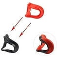 thumbnail image 3 of 3 Pcs Couvre-Visage en Silicone avec Poignée de Contrôleur Tactile Rouge pour Accessoires Oculus Quest 2, 3 of 8