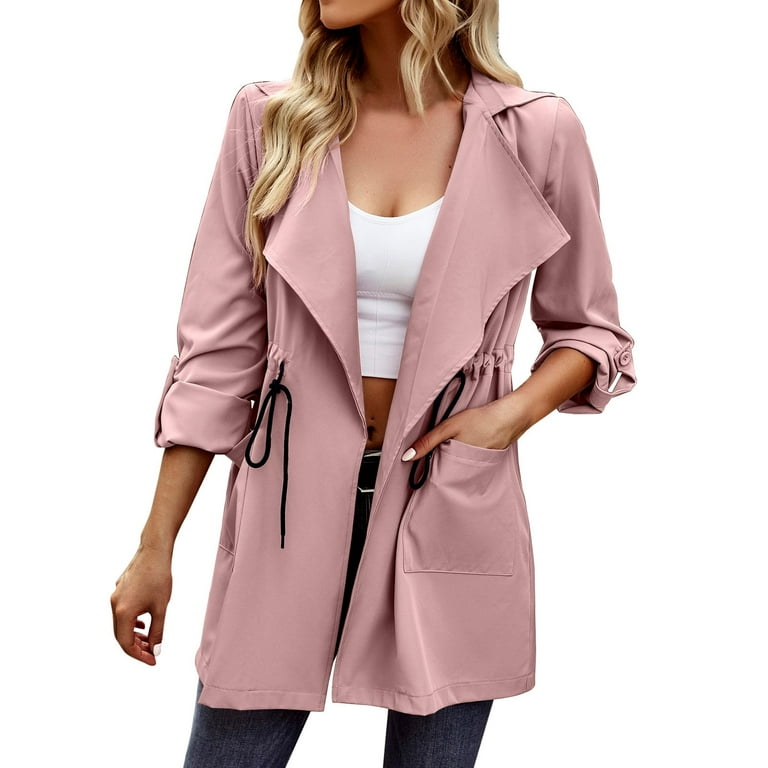 HSMQHJWE Plaid Shirt Jacket Women Womens Casual Fall Jackets HSMQHJWE Plaid Shirt Jacket Women Womens Casual Fall Jackets