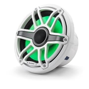 JL Audio M6-770X-S-GwGw-i 7.7-inch Marine Coaxial Speakers with Transflective™ LED Lighting, Gloss White
