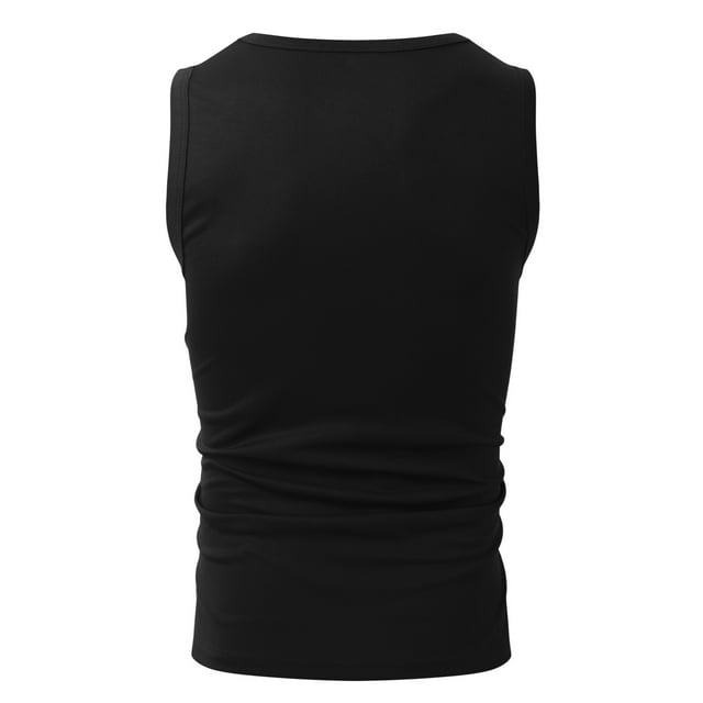 Camiseta sin mangas deportiva para hombre: camiseta interior elástica y transpirable para entrenar, poliéster, M-XL
