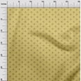 thumbnail image 3 of oneOone Georgette Viscose Yellow Fabric Retro Minimal Iron Sewing Material Print Fabric By The Yard 42 Inch Wide, 3 of 5