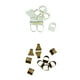 thumbnail image 1 of 20 piezas espacios en ajustables con almohadillas para joyas DIY 20x19mm, 1 of 9