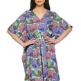 thumbnail image 4 of Moomaya Ladies Plus Size Kaftan Summer Wear Beach Coverup Kimono Caftan Dress - L-XL, 4 of 6