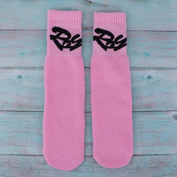 Calcetines deportivos de invierno para al aire libre, transpirables, cálidos, patinaje, esquí, nieve, snowboard, medias para baloncesto, caminar Rosado Baoblaze Calcetines de patinaje para niños