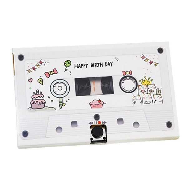 Casete de audio clásico de grabación antigua para aniversarios, fiestas y reuniones. Estilo B