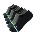 thumbnail image 1 of HAYAN No Show Socks Mens 7/8 Pair Cotton Thin Non Slip Low Cut Men Invisible Sock 6-8/9-11/12-14, 1 of 1