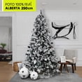 thumbnail image 3 of Árbol De Navidad Nevado 2.50m Premium * Piñas Gigantes * Alberta Spruce Artego Nieve Pino Artificial Frondoso Navideño + Maleta De Almacenamiento Christmas Tree Decoración Navideña Flocked Snow, 3 of 8