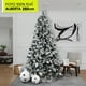 thumbnail image 3 of Árbol De Navidad Nevado 2.50m Premium * Piñas Gigantes * Alberta Spruce Artego Nieve Pino Artificial Frondoso Navideño + Maleta De Almacenamiento Christmas Tree Decoración Navideña Flocked Snow, 3 of 8