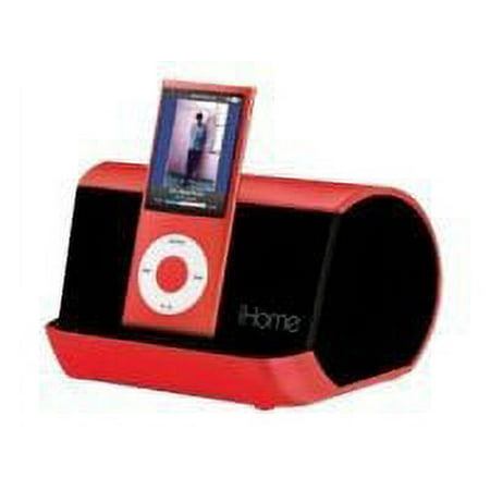 iHome iHM10 - Speakers - for portable use - red