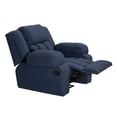 thumbnail image 3 of Sillón Reclinable Mecedora TRINITY Rexons 1 Plaza Azul Marino, 3 of 8