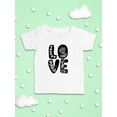 thumbnail image 3 of Love W Flowers T-Shirt Infant -Smartprints Designs,  18 Months, 3 of 4