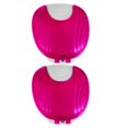 thumbnail image 2 of Aligner Retainer Box Portable Design Seashell Shaped Rosy Color Protection For Teeth Aligners 2Pcs, 2 of 5