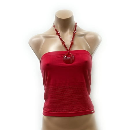 

Seamless Bandeau TubeTop with matching Neckless