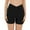 Black, variant on Womens Swim Bottoms Boy Shorts Under $10 Solid Color Fashion New High-waisted Swim Trunks Elastic Swim Trunks Conservative Swim Trunks