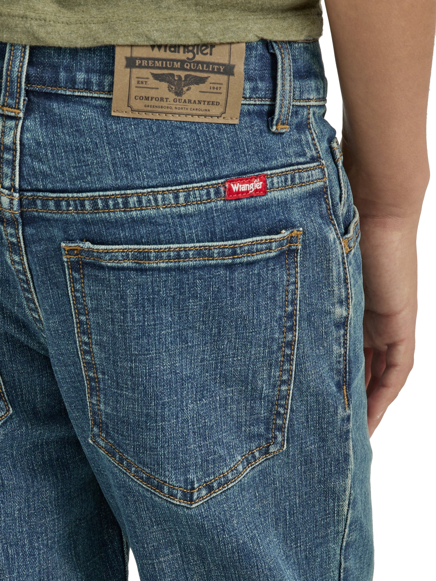 Wrangler Boys Bootcut Denim Jeans, Sizes 4-18 & Husky