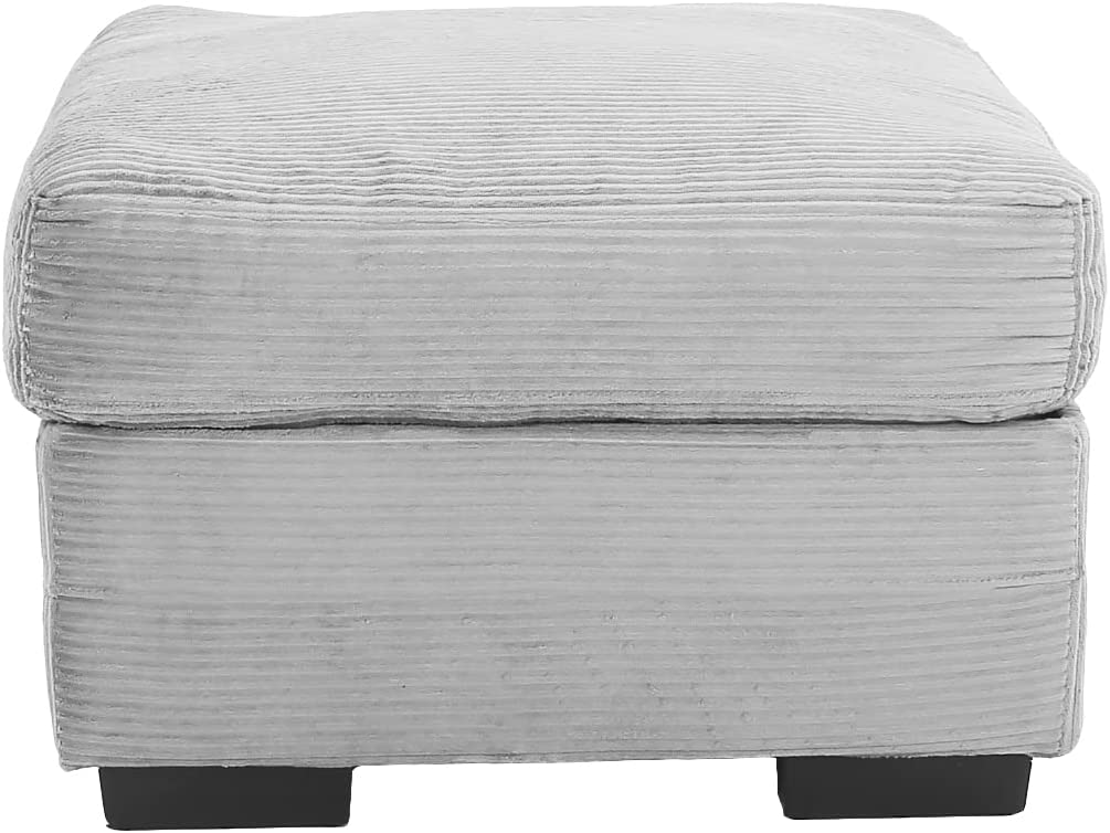 Moselota Ottoman Light Grey