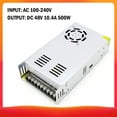 thumbnail image 3 of AC 100-240V to DC 48V 10.4A 500W Voltage Regulator Switching Power Adapter Converter Suitable for Light Strips, Cameras, Computer Projects, Radios, 3 of 8
