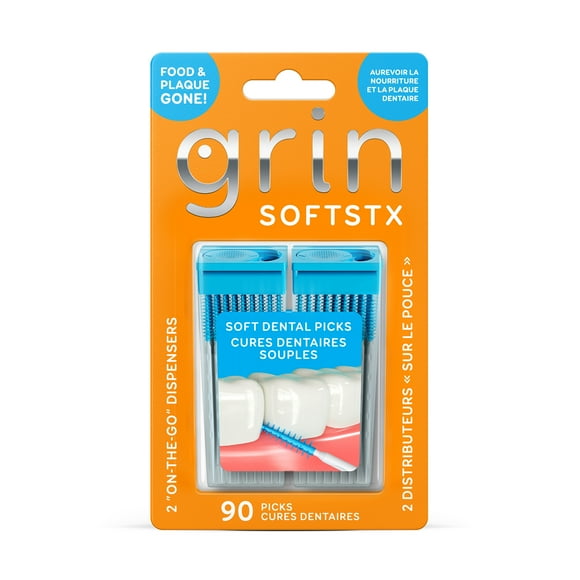 Grin Softstx Brossette dentaire douce 90ct