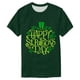 thumbnail image 1 of Blusa de moda Saint Patrick Impreso Casual Moda Todo-fósforo Camiseta de manga corta Tops Pompotops oipoqjl5705, 1 of 3