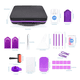 thumbnail image 2 of Kit De Pintura De Diamantes  Bloosom 127 Pcs Con Bolsos De 60 Ranuras Violeta, 2 of 5