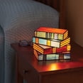 thumbnail image 2 of CNKOO Stacked Books Simple Nightstand Desk Lamp for Home Decor (Resin), 2 of 8