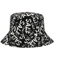 thumbnail image 2 of CoCopeaunts Black White Bucket Hat for Men Spring Summer Outdoor Sun Protection Fisherman Hat Women Bucket Cap Double-Faced Wear, 2 of 8