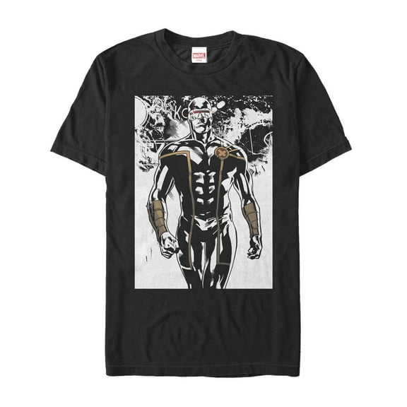 Men's Marvel X-Men Cyclops Emerge  Graphic Tee Black Small