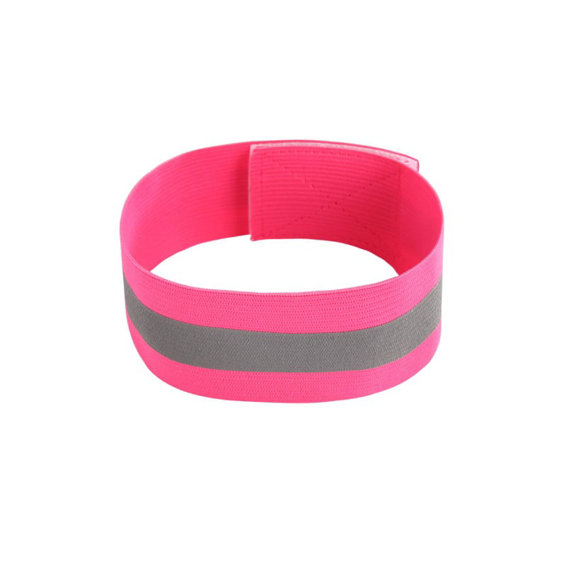 2x Reflective sport armband Night Warning belt Wrist Leg Warning Belts Bracelet 