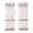 White2, variant on Christmas Embroidered Sheer Curtains, Light Filtering Santa Motif Window Drapes, Metal Grommet Panels for Living Room and Bedroom