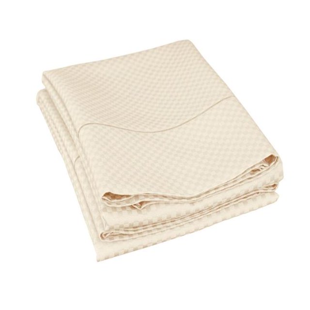 Impressions CR800SDPC CHIV 800 Standard Pillowcase Set Cotton Rich - Ivory