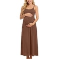 thumbnail image 5 of LIaqionyy Women's Maternity Dress Summer Spaghetti Strap Sleeveless Pregnancy Casual Flowy Maxi Dresses Sundress Clothes, 5 of 7