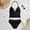 Black, variant on Zecgelong Girls Bikini Swimsuit Two Piece Triangle Top Neck With Beach Pool Party Wear Beige Size 13-14 Years
