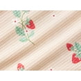 thumbnail image 2 of Strawberry Pajama Set for Baby / Toddler / Little Girls Footless 2 Piece PJs Size 8, 2 of 7