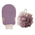 thumbnail image 1 of CSChome Shower Ball Set Bath Towel Set 1 Set Soft Long Strip Water Absorption Reusable Three Piece Set Cleaning Portable Back Scrubber Shower Ball, 1 of 7