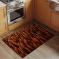 thumbnail image 3 of 2x3 Door Mat Rug, Burnt Orange Forest Non-Skid Rubber Backing Large Rectangle Rugs - Living Room Bedroom Home Office, Pine Trees Modern Mysterious Art Indoor Floor Mat Carpets Washable Rug, 3 of 9