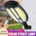 thumbnail image 1 of Farola solar COB Sensor de cuerpo humano exterior Luz de montaje en pared (8288A), 1 of 9