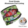 thumbnail image 4 of Invader Zim Characters Portable Lunch Bag Insulated Lunchbag Lunch Box Leakproof Therma Bento Meal Bag Reusable Picnic Bag, 4 of 7