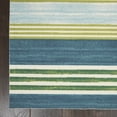thumbnail image 4 of Nourison Sun N' Shade Indoor/Outdoor Green/Teal 10' x 13' Area Rug, (10x13), 4 of 9