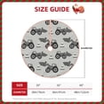 thumbnail image 4 of Kll Gray Tractor Christmas Tree Skirt ,Party Decorations Farmhouse For Christmas Decorations Holiday Party, 4 of 8