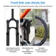 thumbnail image 5 of Inflador de la Bomba de Bicicleta de Aire, La Conveniente Bomba de Bicicleta, por Deslizamiento, Manija de Alta Presión 300psi para la Llanta de la Rueda, 5 of 7